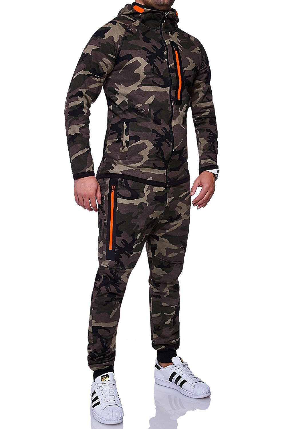 Men's Fashion And Comfort Hoodies Camouflage Sports Suit