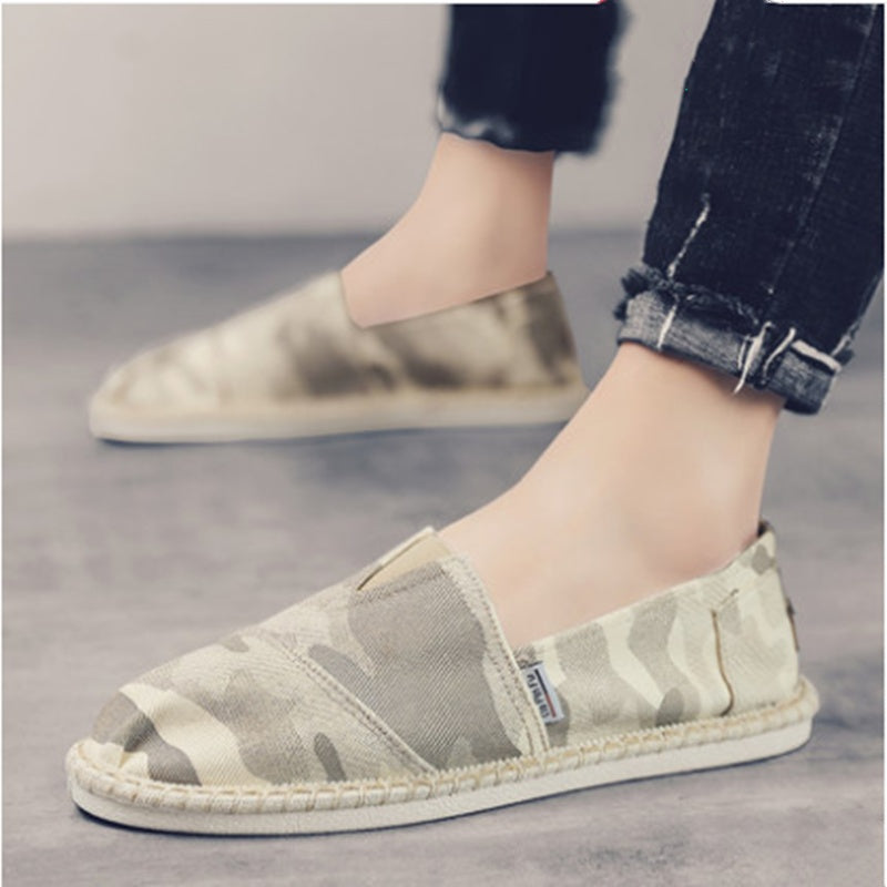 Fisherman linen canvas shoes