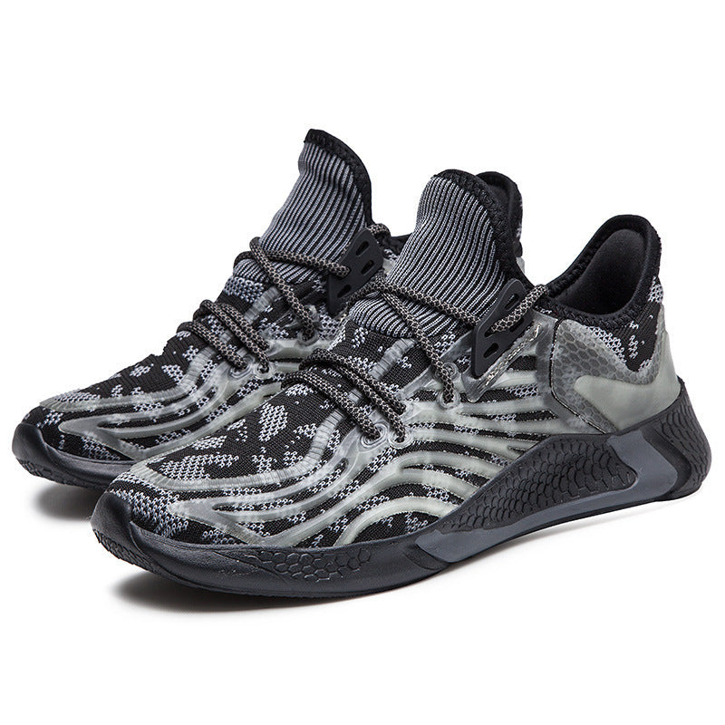 Reflective sports shoes