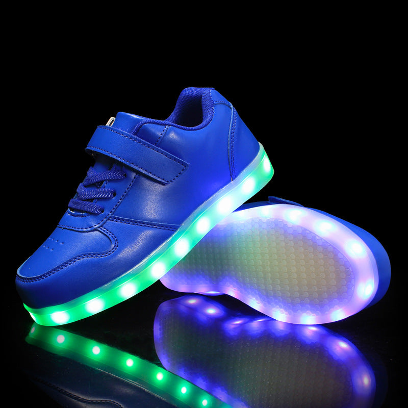 Glowing children's shoes