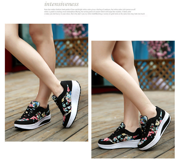 Swing Shoes Platform Sneakers Running Shoes