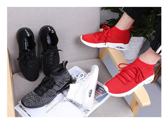 Breathable running shoes