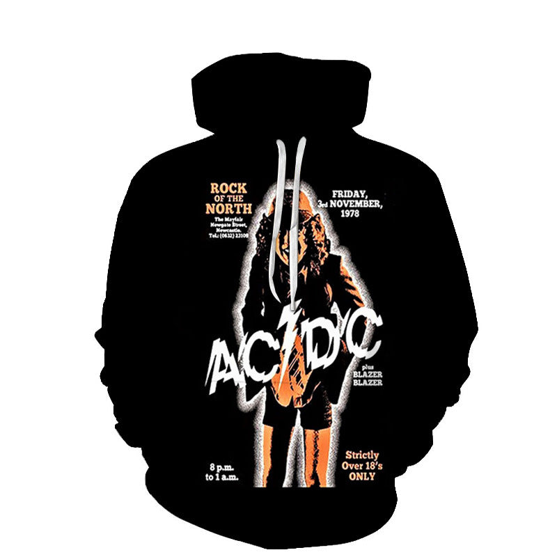 Factory Direct Sale Spring And Autumn Models 3D Digital Printing Series Sweater Hoodies Men'S And Women'S Fashion Casual Baseball Uniforms