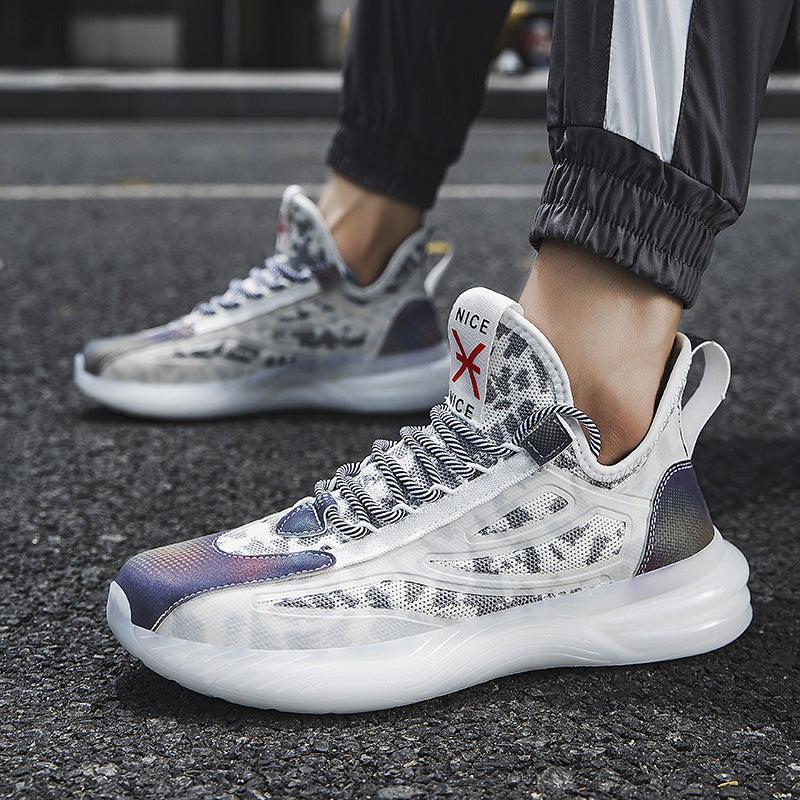 Sports mesh panel shoes