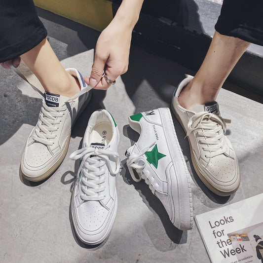 Low cut retro casual shoes all-match men's shoes