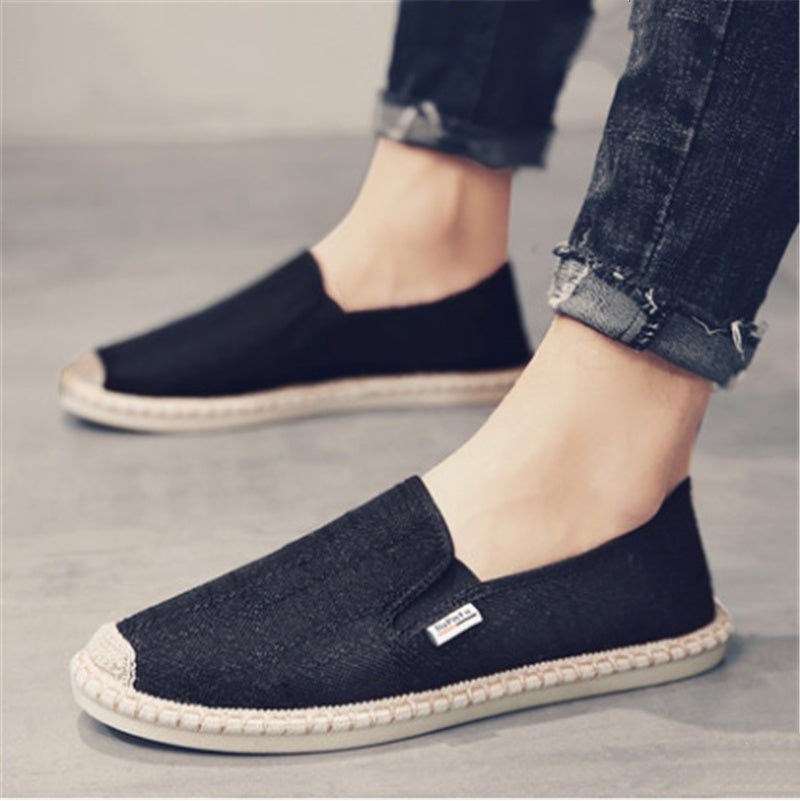 Fisherman linen canvas shoes