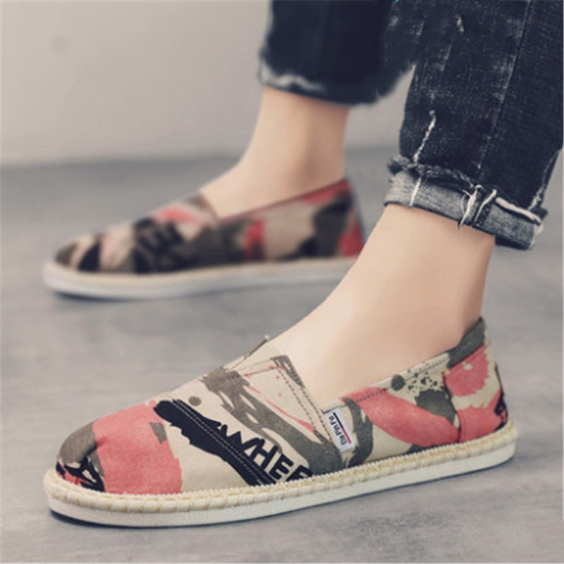 Fisherman linen canvas shoes