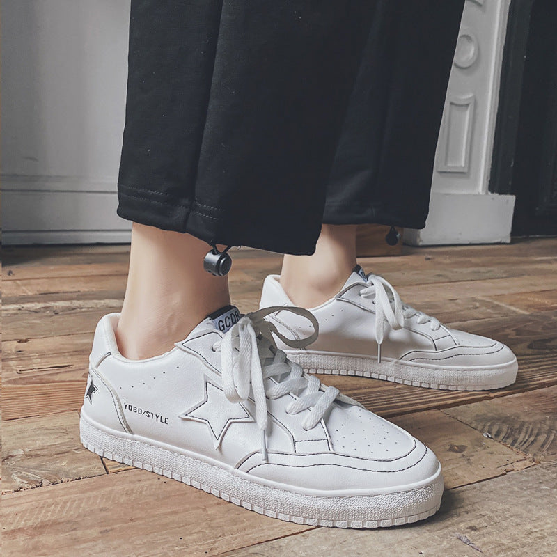 Low cut retro casual shoes all-match men's shoes