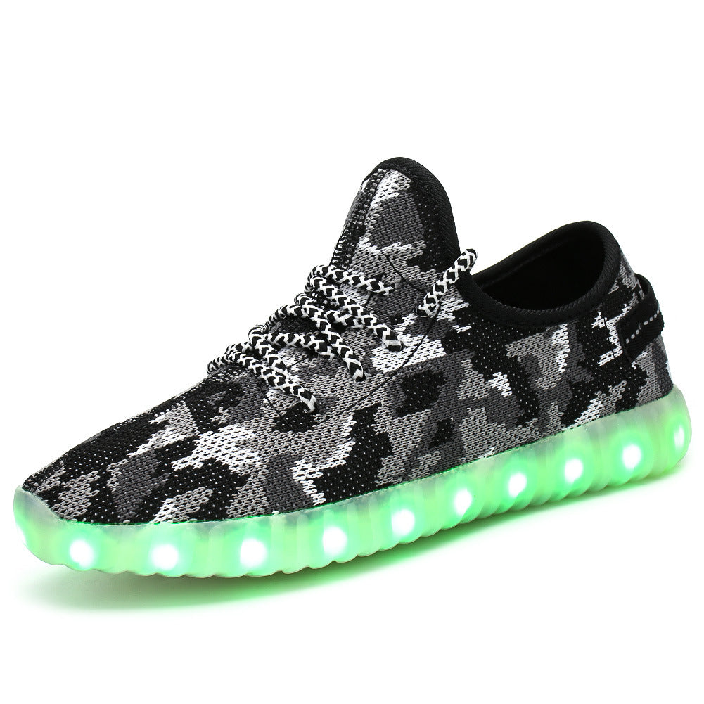 Fluorescent shoes