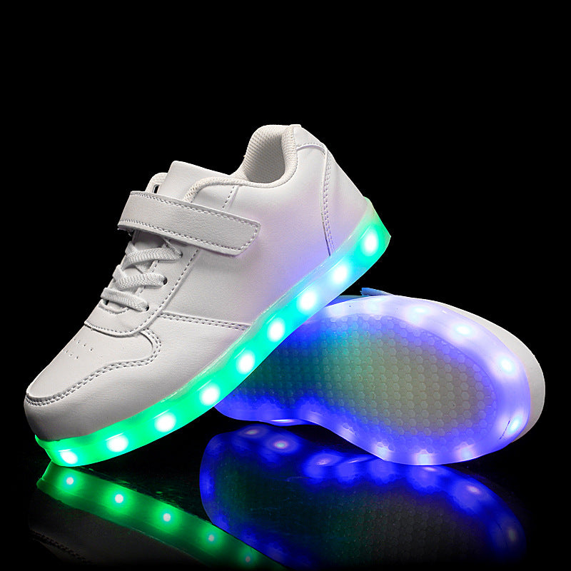 Glowing children's shoes