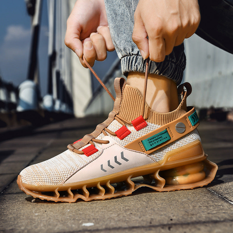 Blade flying woven men's shoes soldier sports shoes