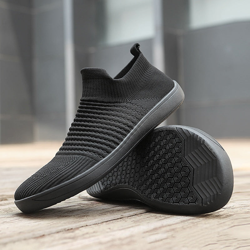 Wide Toe Shoes Bare Feet Sneaker Plus Size Men's Shoes