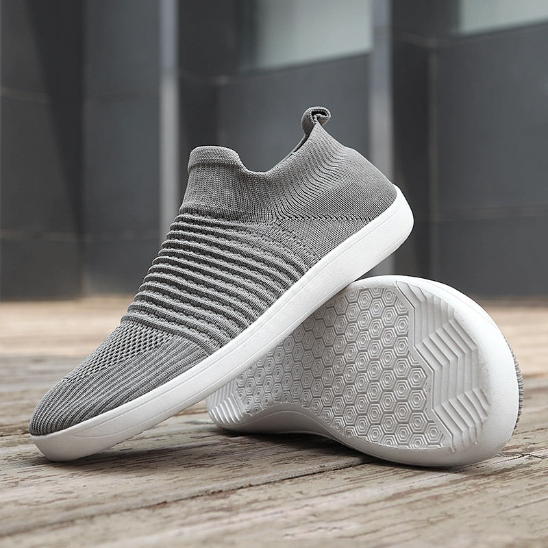 Wide Toe Shoes Bare Feet Sneaker Plus Size Men's Shoes