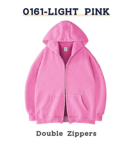 Men's And Women's Casual Zipper Hoodies