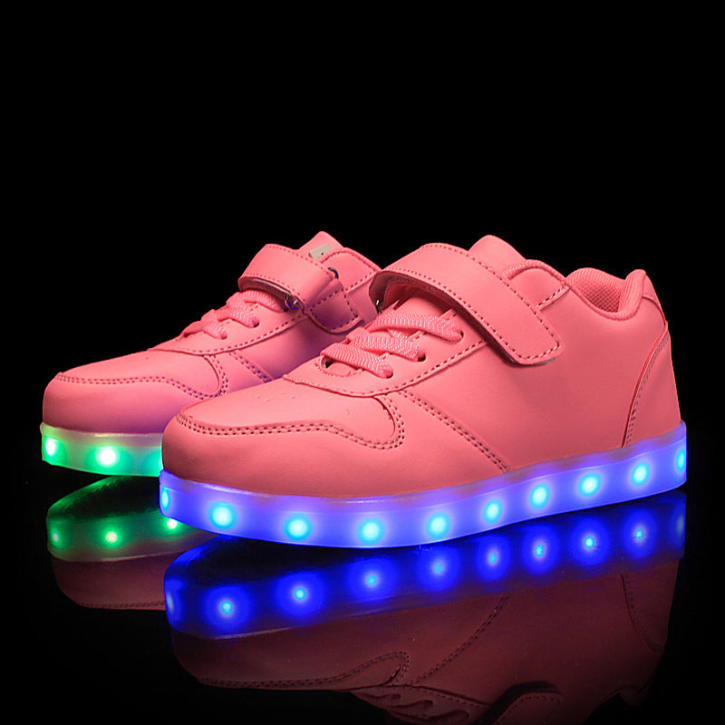 Glowing children's shoes