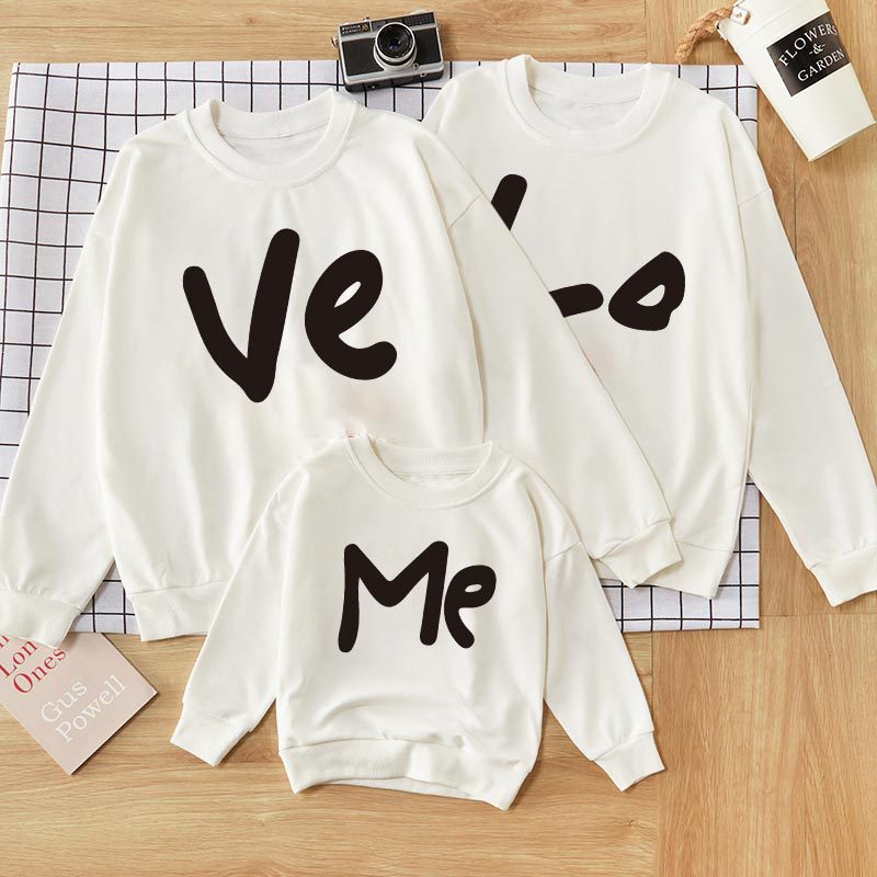 Loose Casual Hoodies For Fathers Mothers And Children