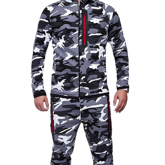 Men's Fashion And Comfort Hoodies Camouflage Sports Suit