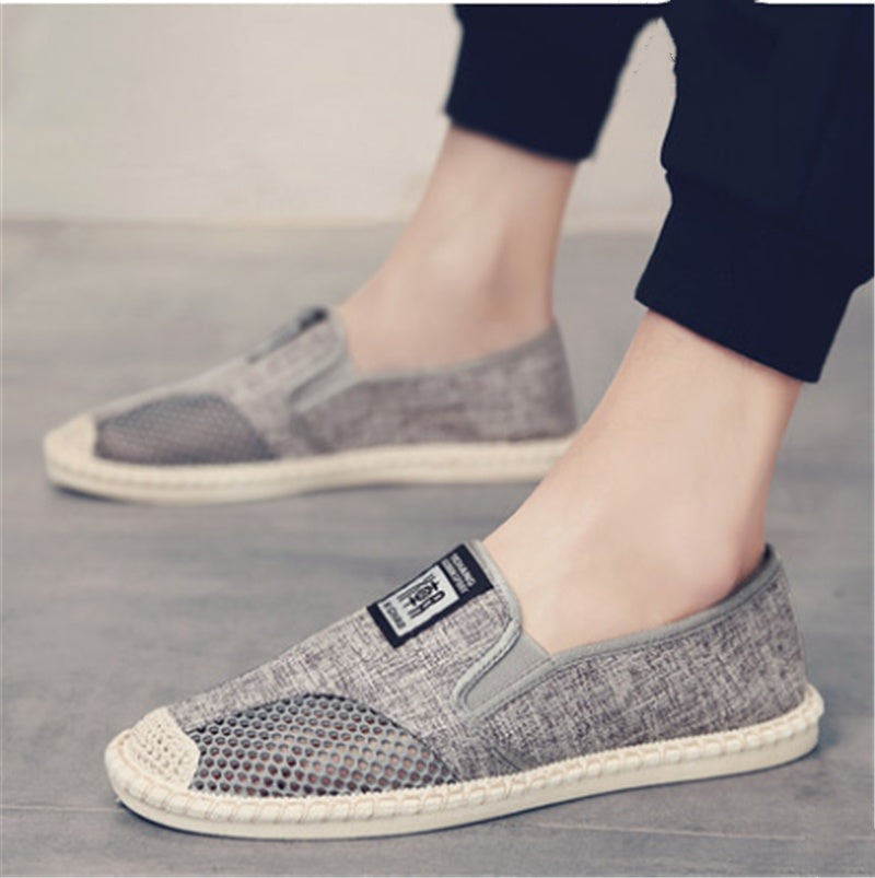 Fisherman linen canvas shoes