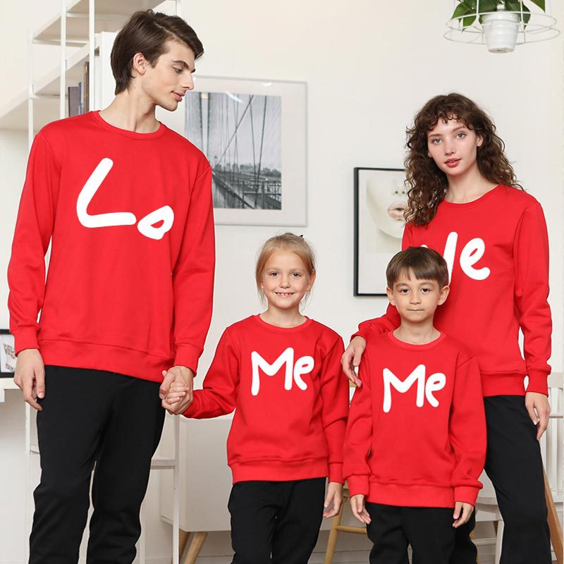 Loose Casual Hoodies For Fathers Mothers And Children