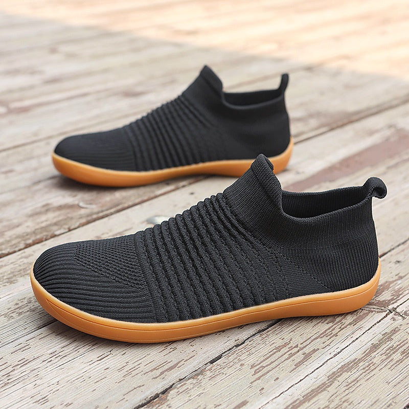 Wide Toe Shoes Bare Feet Sneaker Plus Size Men's Shoes